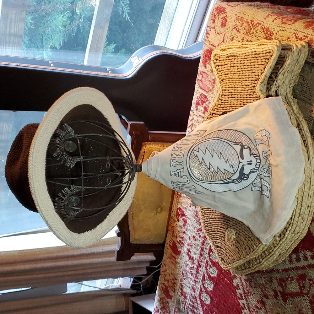 Wooden Ships Hand Knit Packable Sun Hat With Bendable Brim"Pristine"